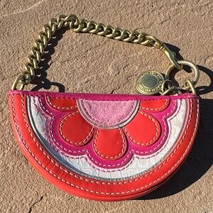 coach coin purse flower slice